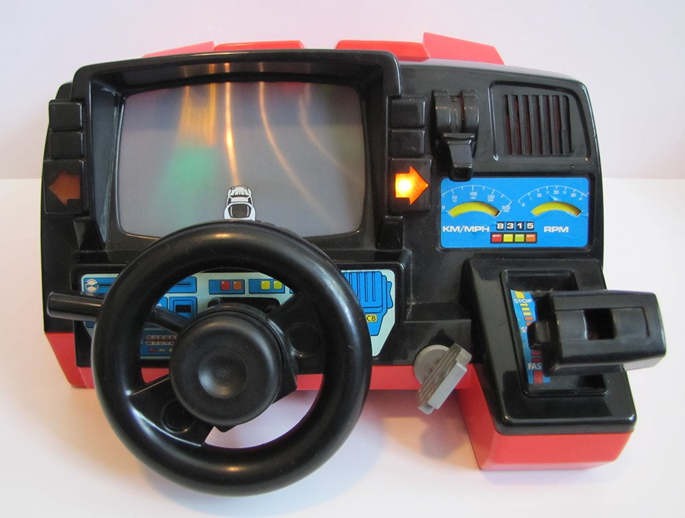 "Simulador" de corrida da década de 80